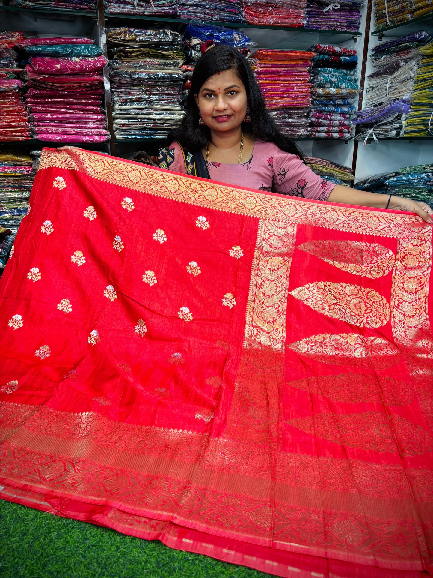Raw Mango Kanjivaram Pattu
