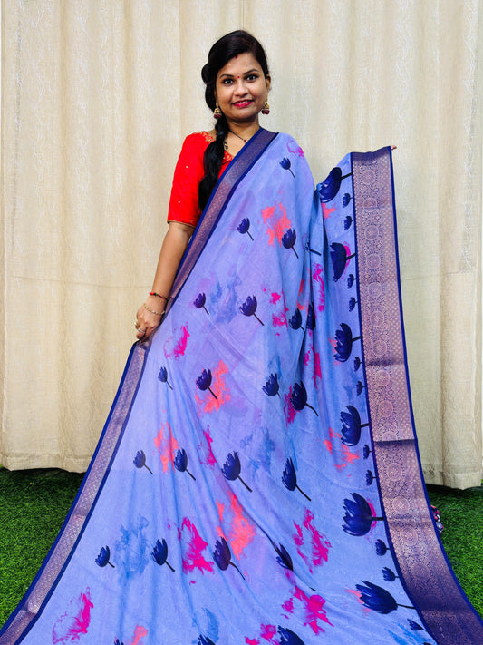 షిఫాన్ జార్జెట్స్ను కట్టి చాపండి