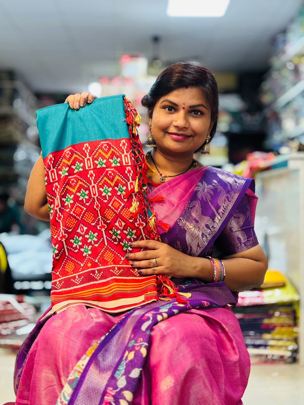 Premium spun Patola sarees