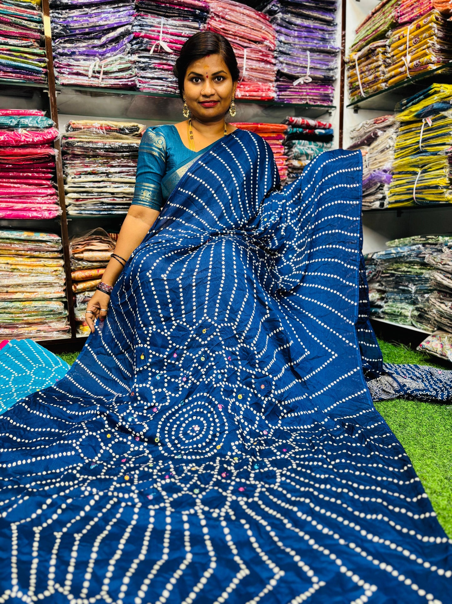 Bandini Moss Chiffon