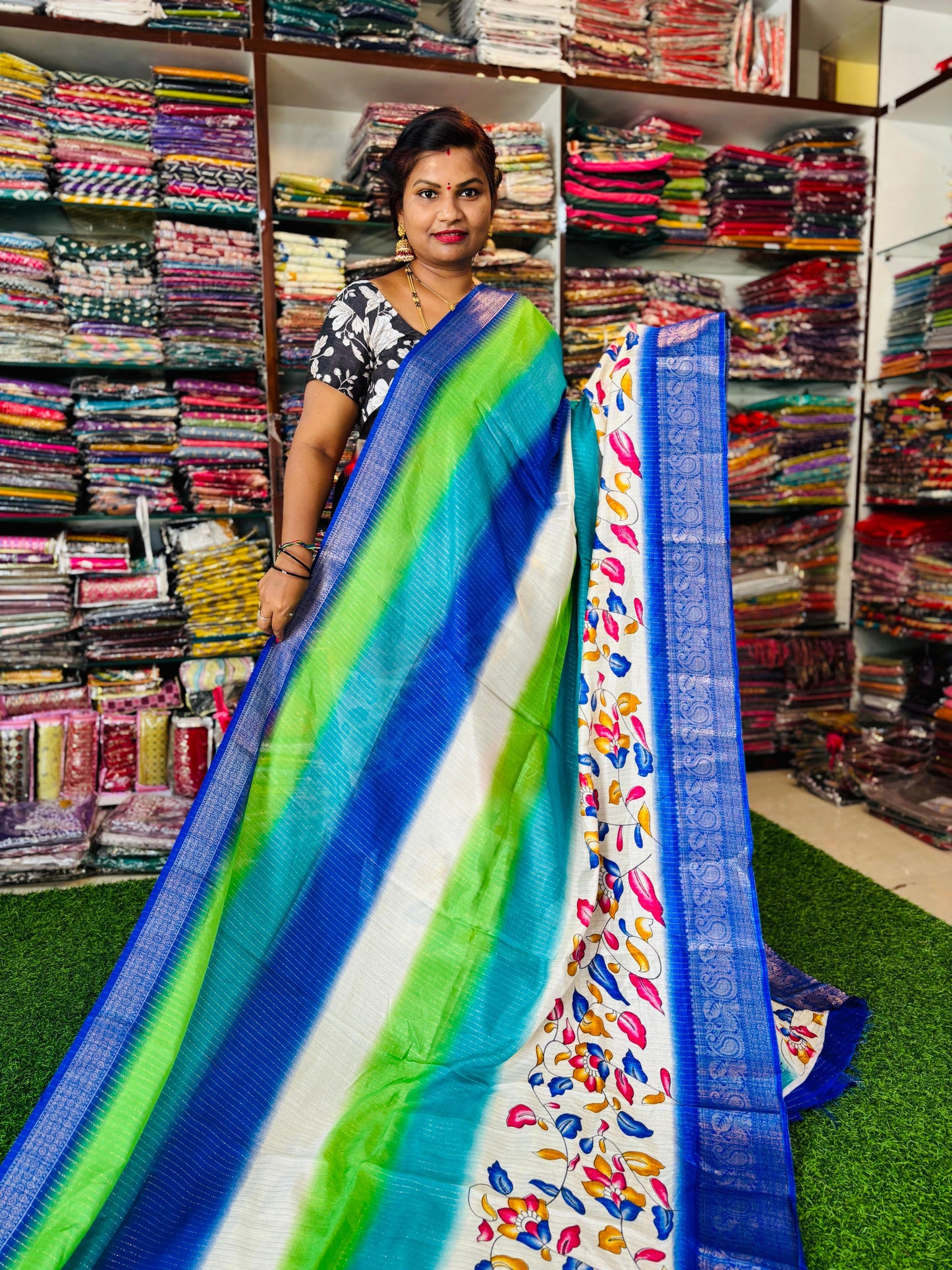 Multi Colour Crape