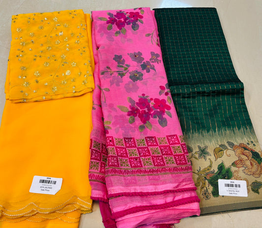 999-4 sarees 
Navarathri offer sale