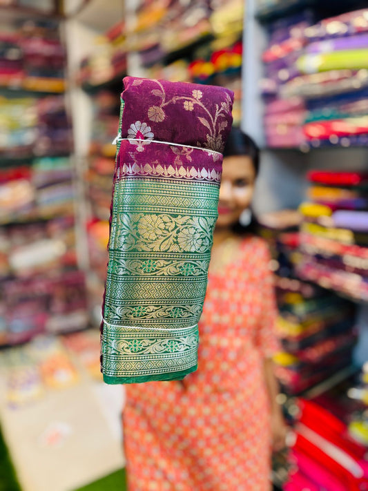 Gadwal Pattu weaving saree