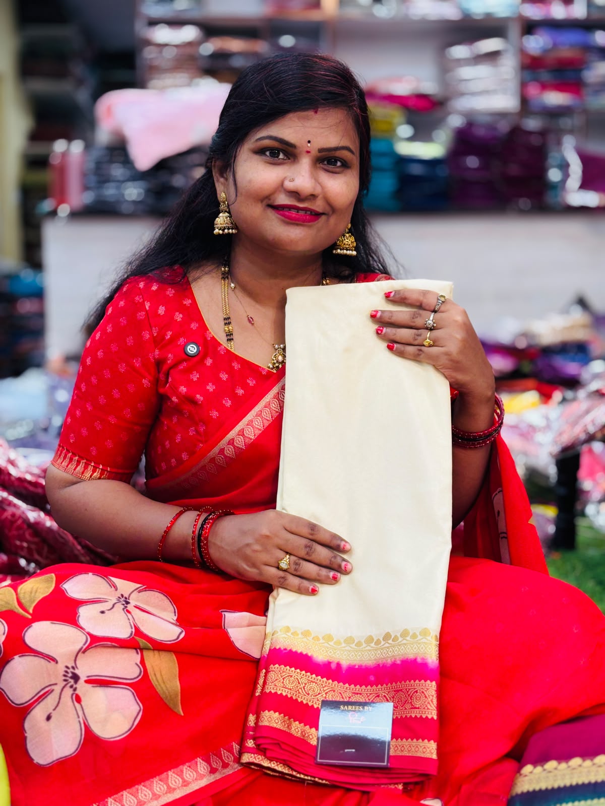 Semi Mysore crepe sarees