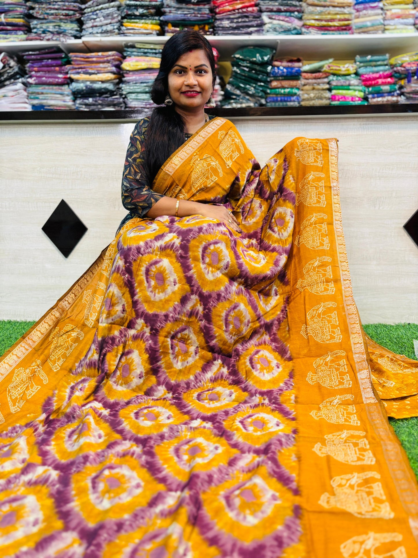 Sibbori Maheshwari Silk