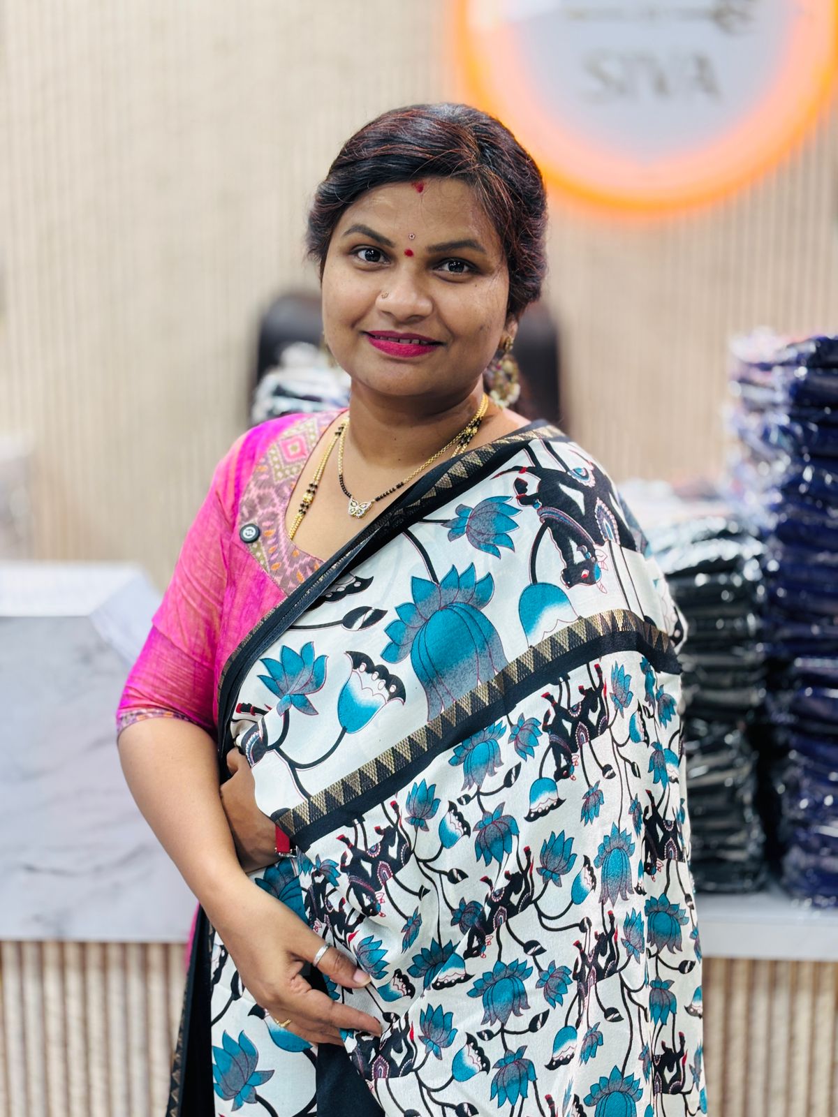 Pichwai Mashmellow Mangalagiri sarees