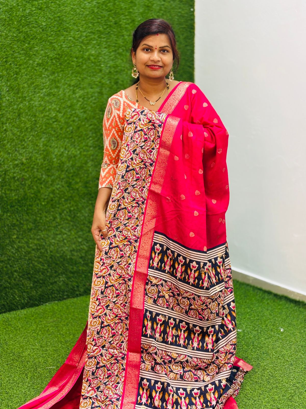 Banarasi Mangalagiri Saree