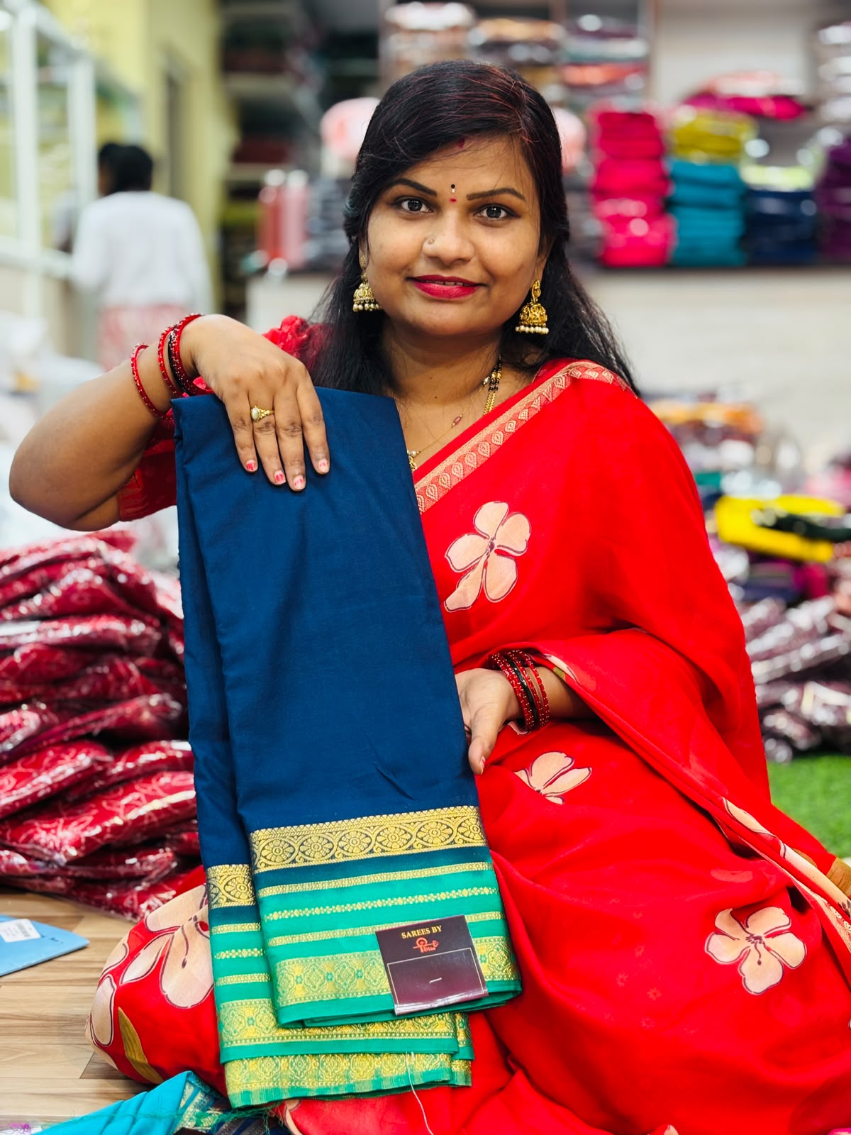 Semi Mysore crepe sarees