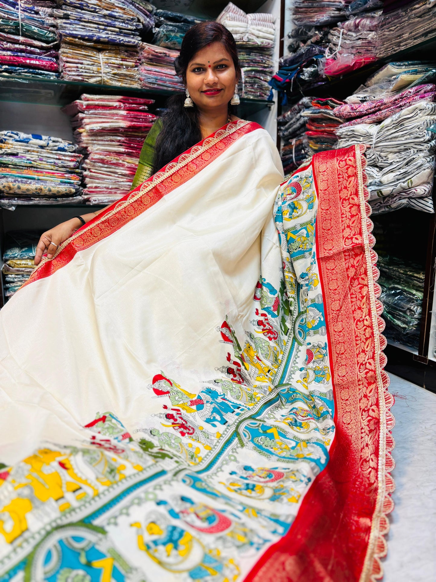 Mangalagiri scallop borders