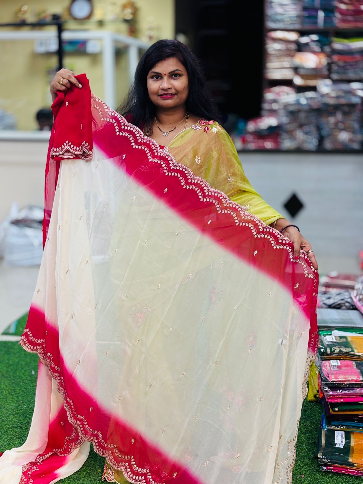 Designer Rangoli Sarees