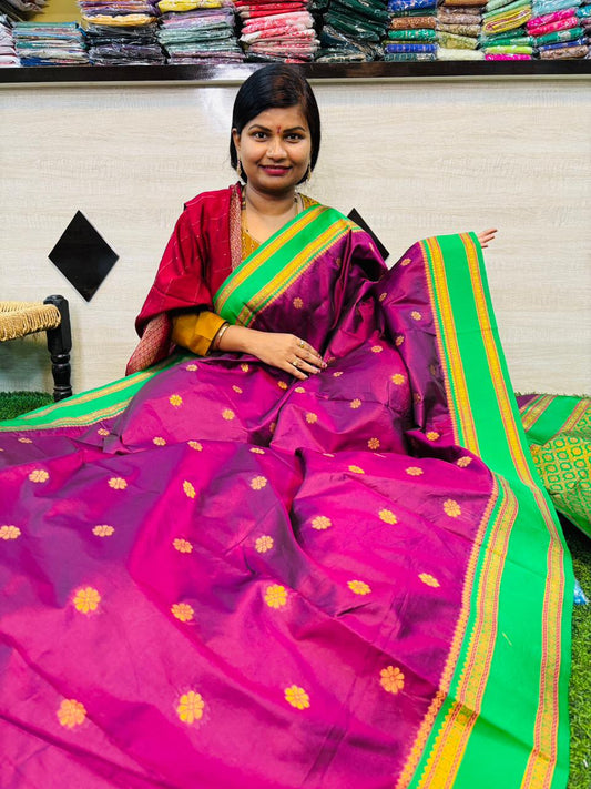 Narayan pet Pattu sarees Gadwal borders