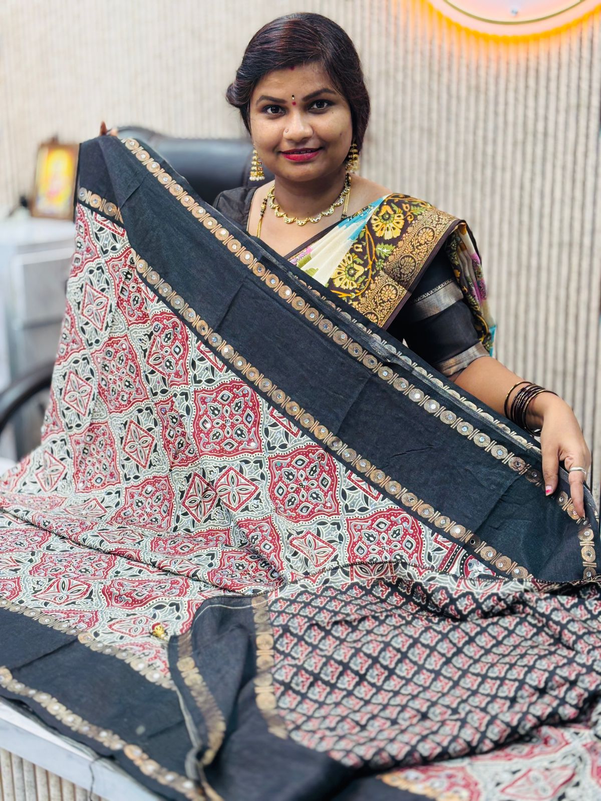Sungudi Cotton Saree