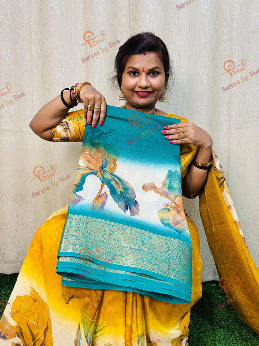 2D మాష్మెల్లో క్రేప్ సిల్క్