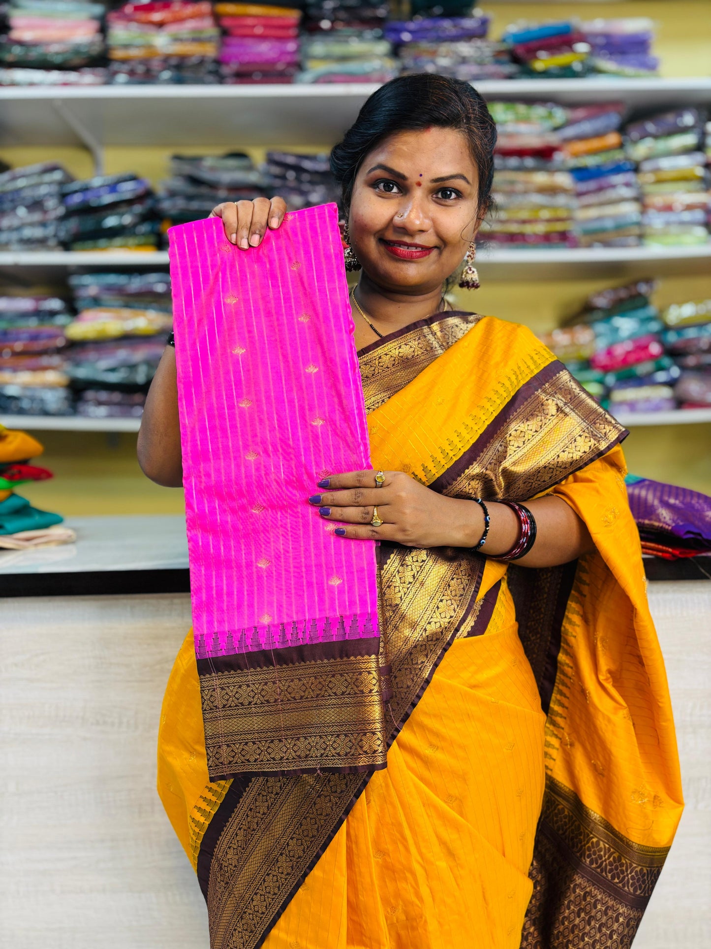 Semi Gadwal Sarees 06