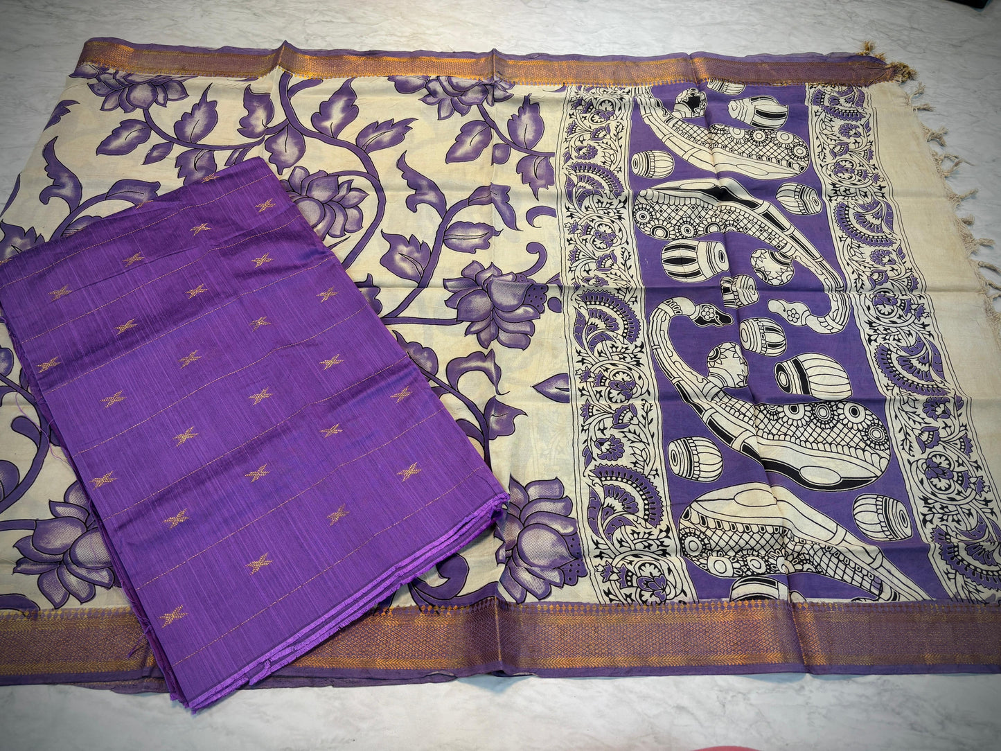 2 Piece Kalamkari Dress materials