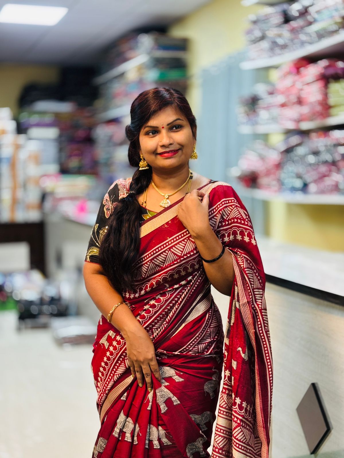 Maheswari Mal Cotton Saree