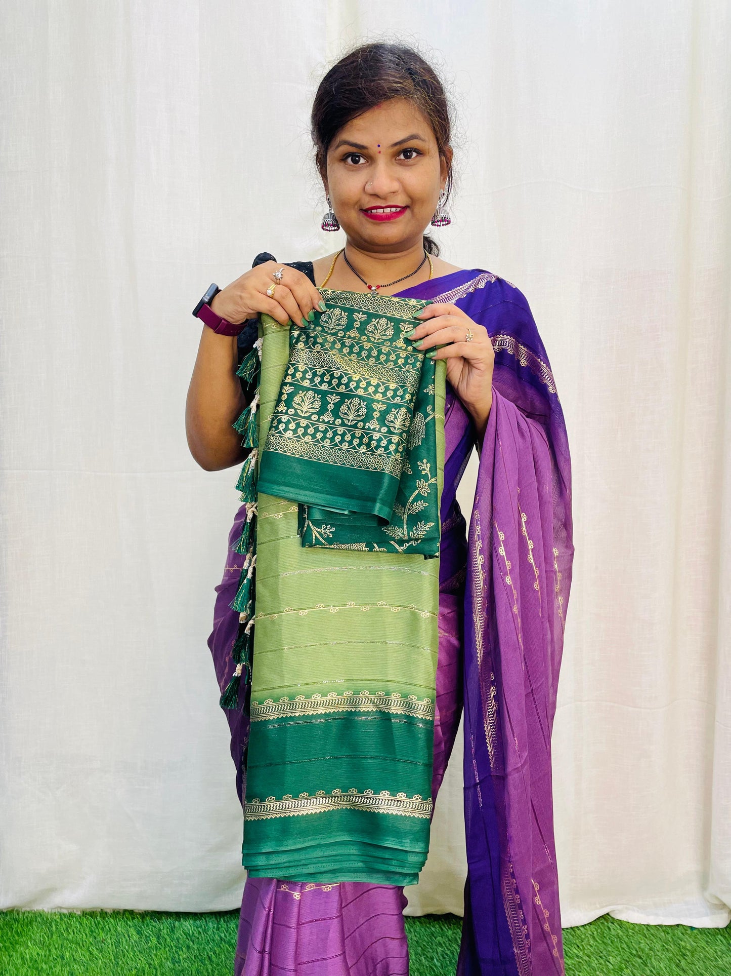 మైకా 2 డి ప్రింటెడ్ షిఫాన్స్