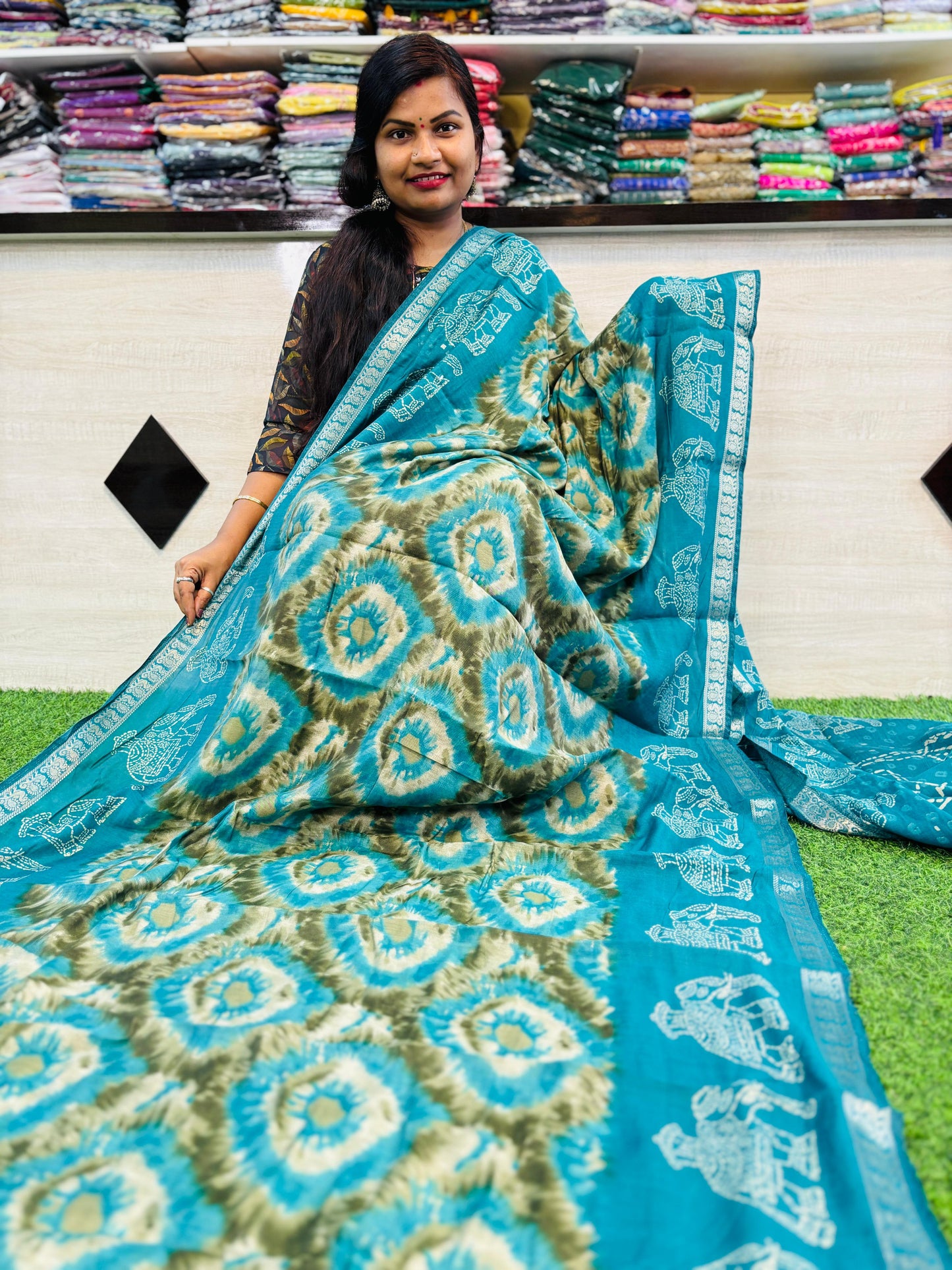 Sibbori Maheshwari Silk