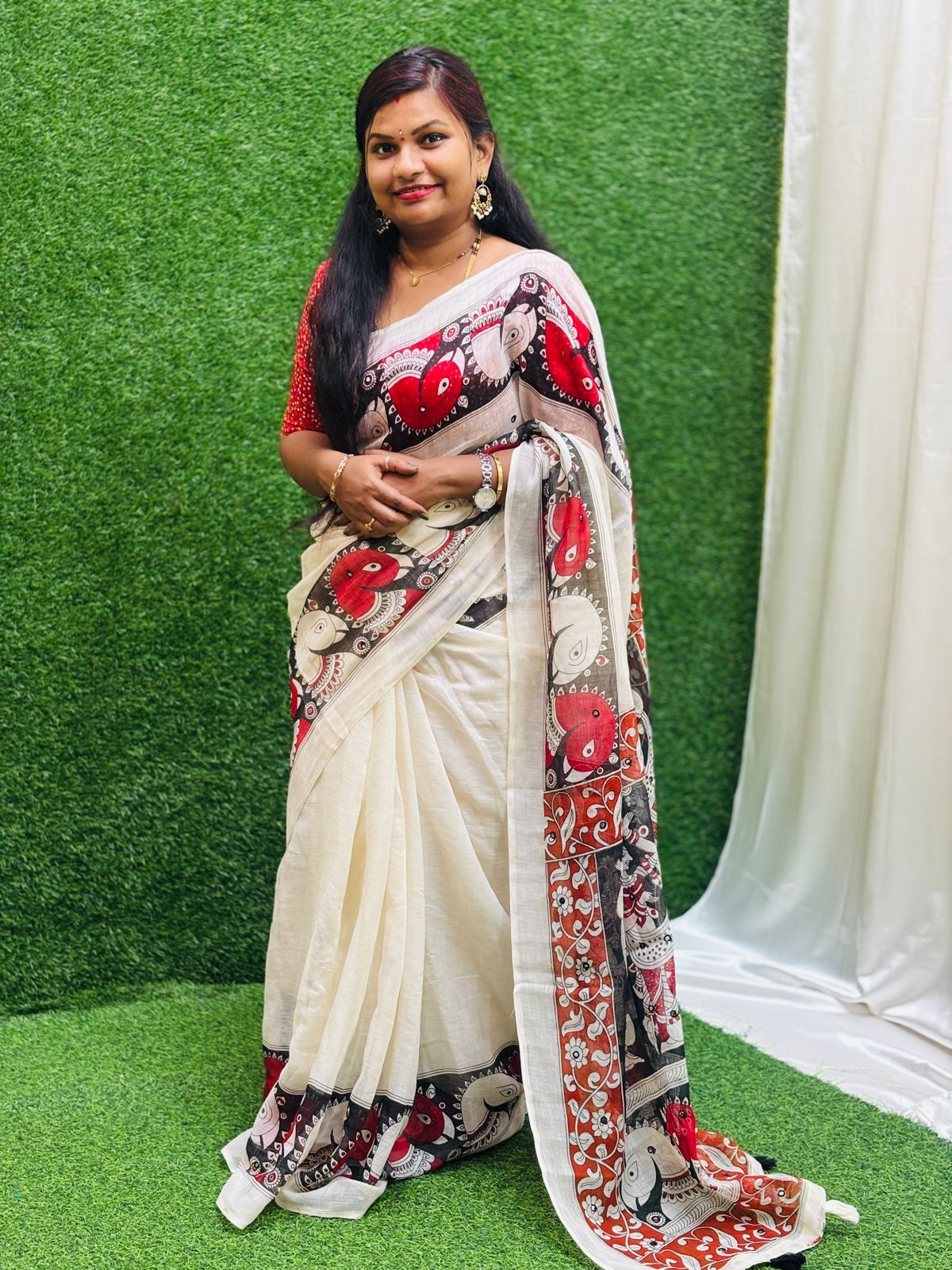 Hand Paint Lenin Cotton