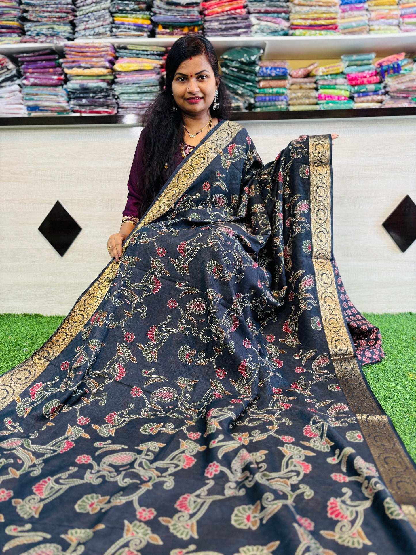 Kantha Print Marshmallow