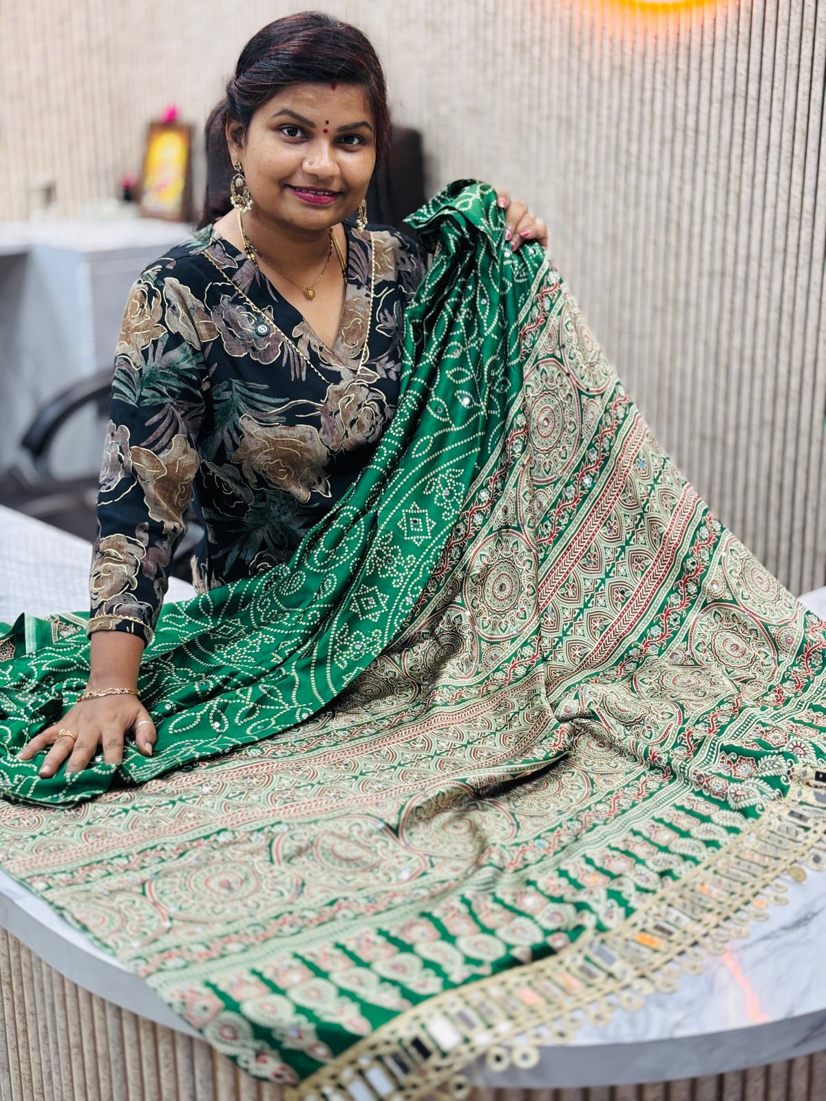 Premium Azrak Model Silk Saree