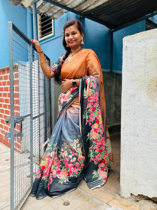 Aaliabhatt inspired Chanderi silk