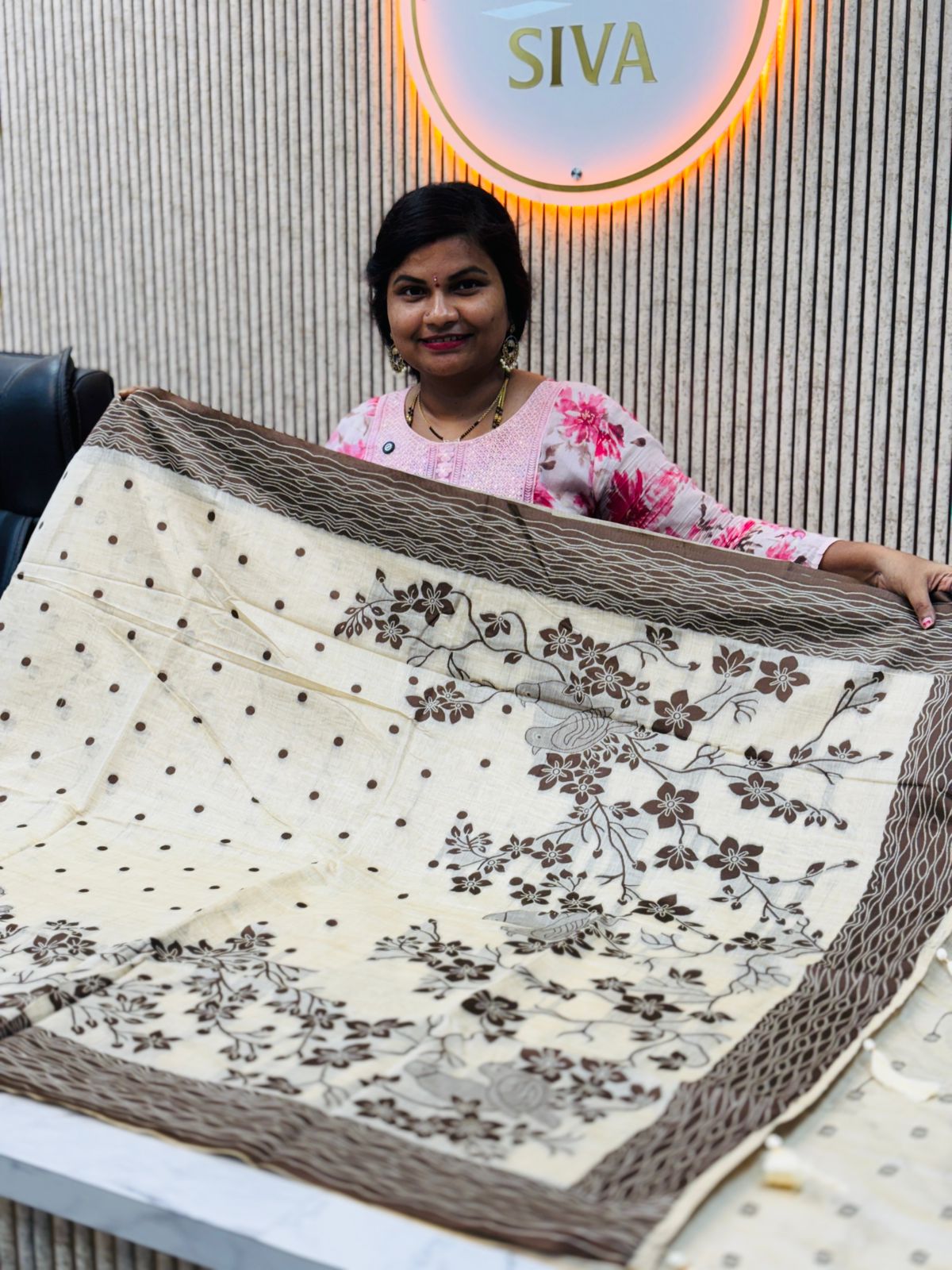 Handloom Lenin jamdani