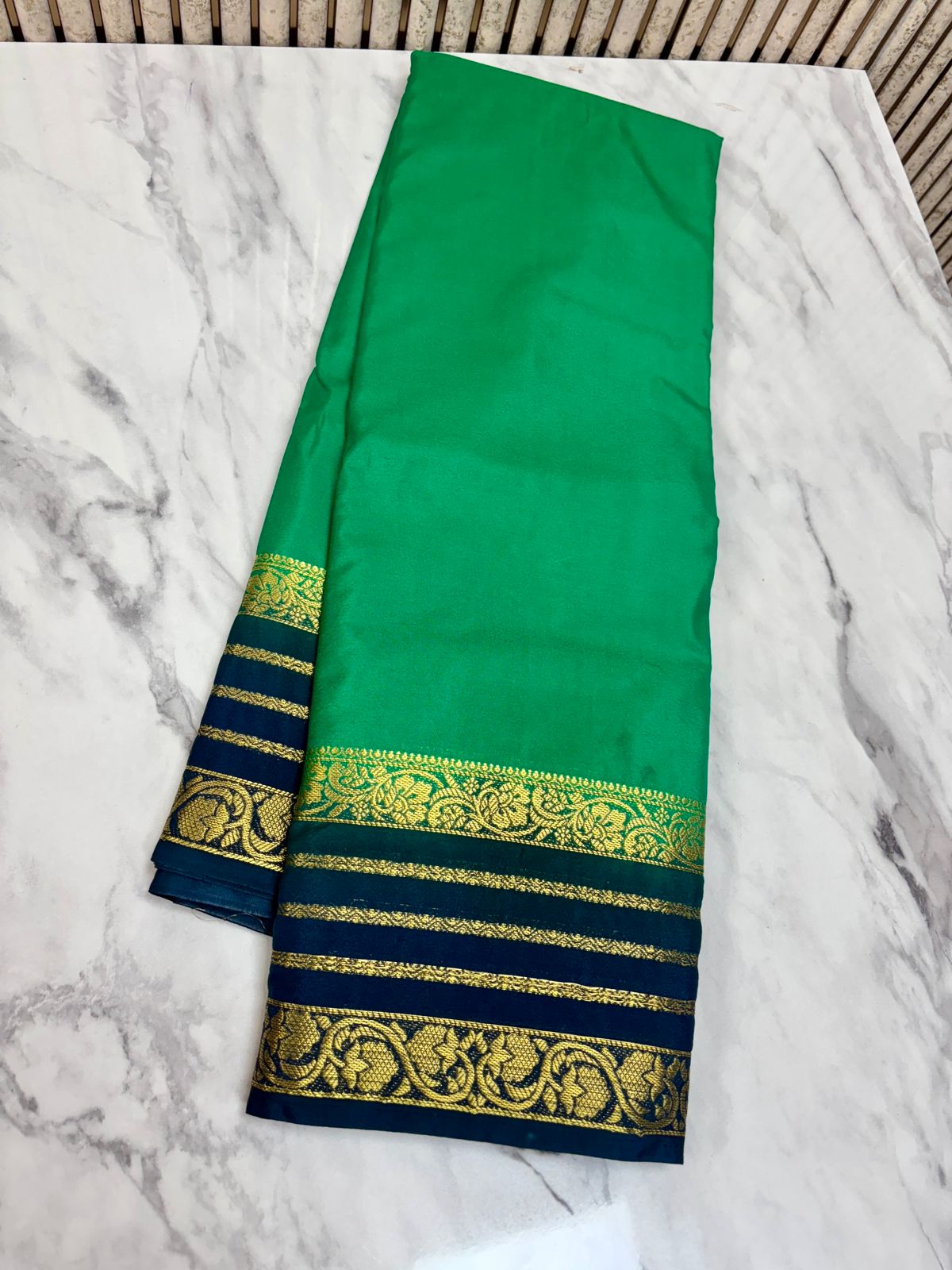 Semi Mysore Crepe Silk Sarees 25