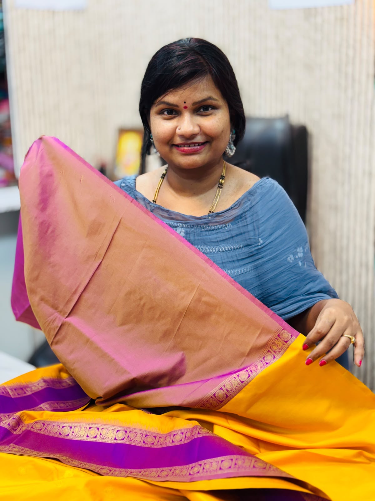 Semi Gadwal Pattu Saree