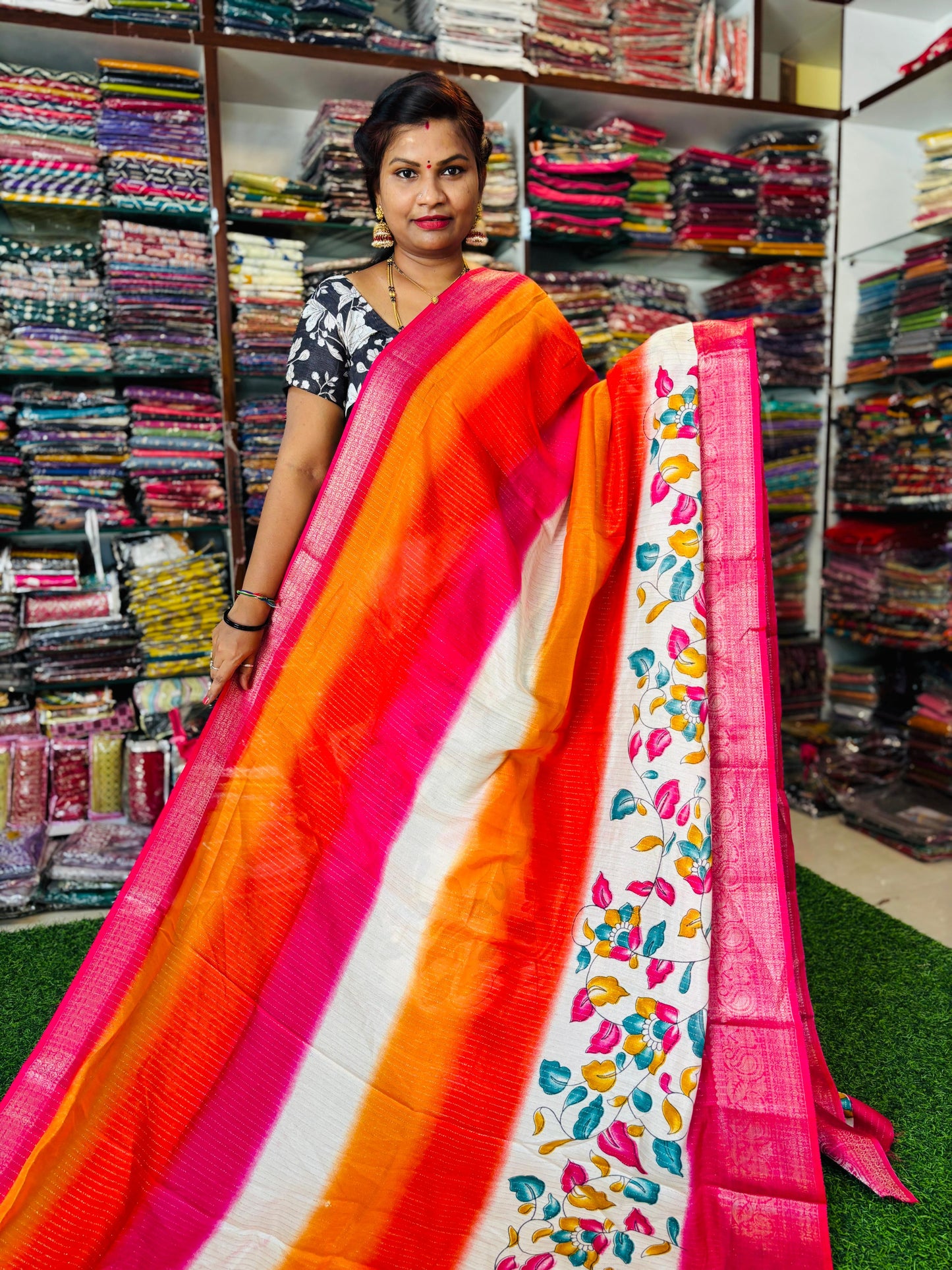 Multi Colour Crape