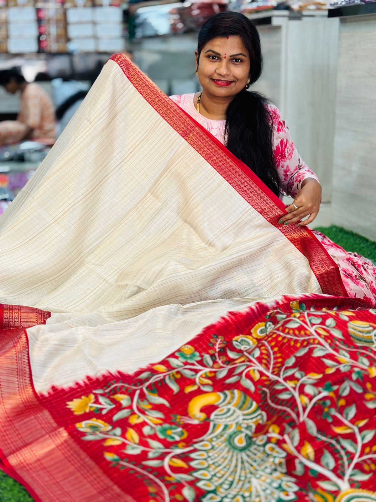 Mashroom Silk Sarees ( unstitched )