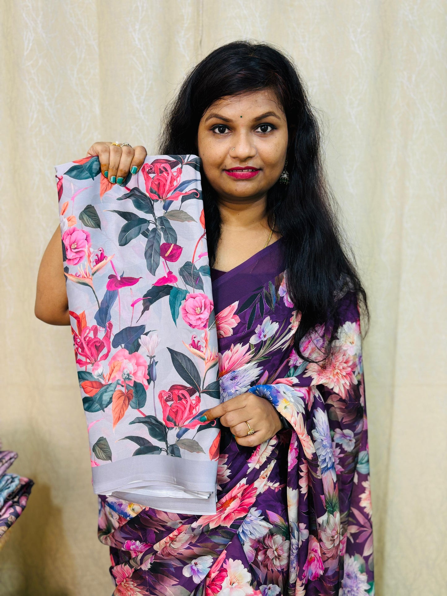 డిజిటల్ శాటిన్ చిఫ్ఫోన్స్