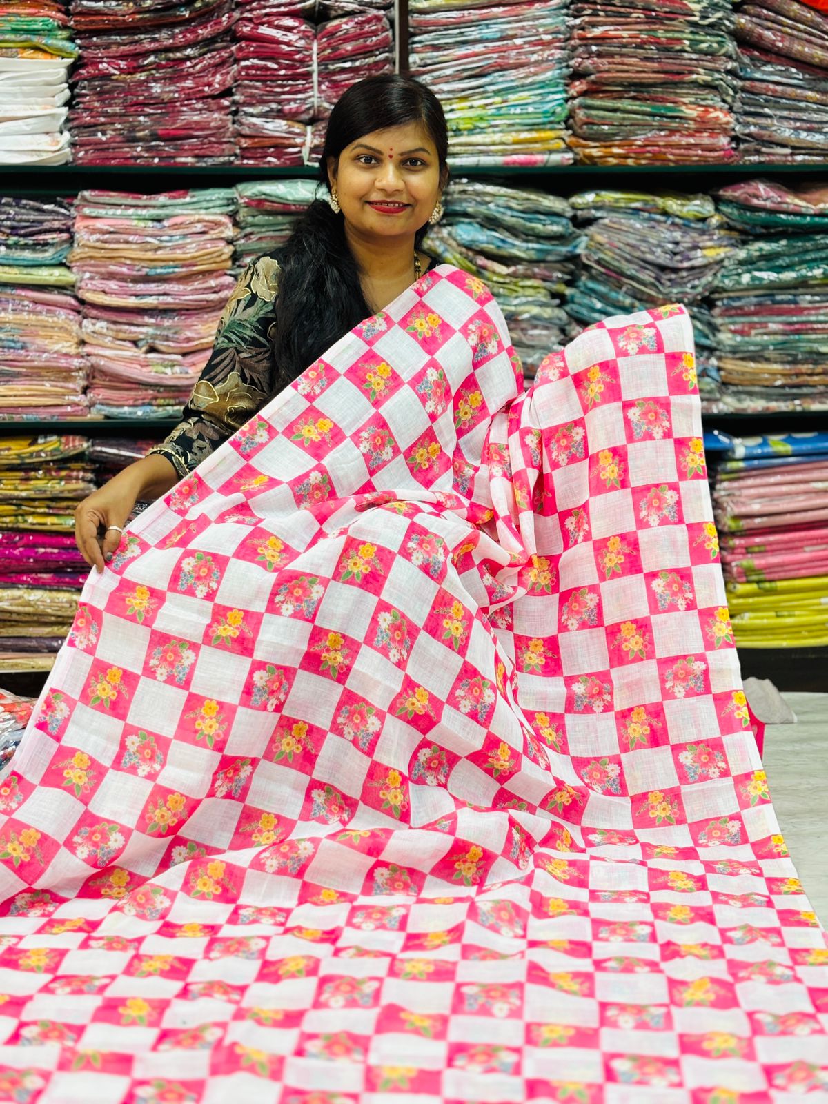 Lenin Designs in checks
Floweral print