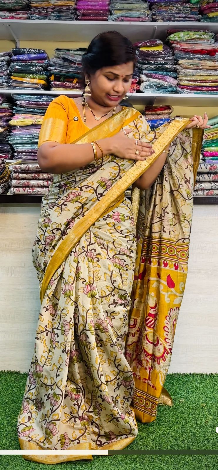 Mangalagiri tulip Kalamkari Digits