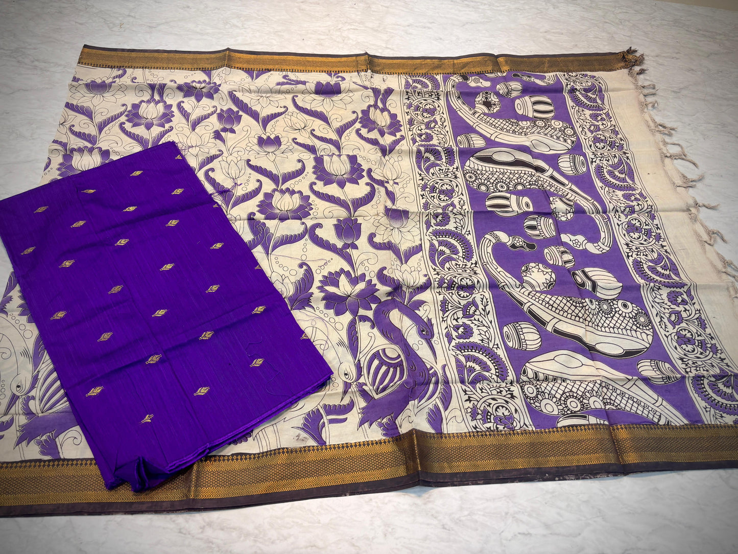 2 Piece Kalamkari Dress materials