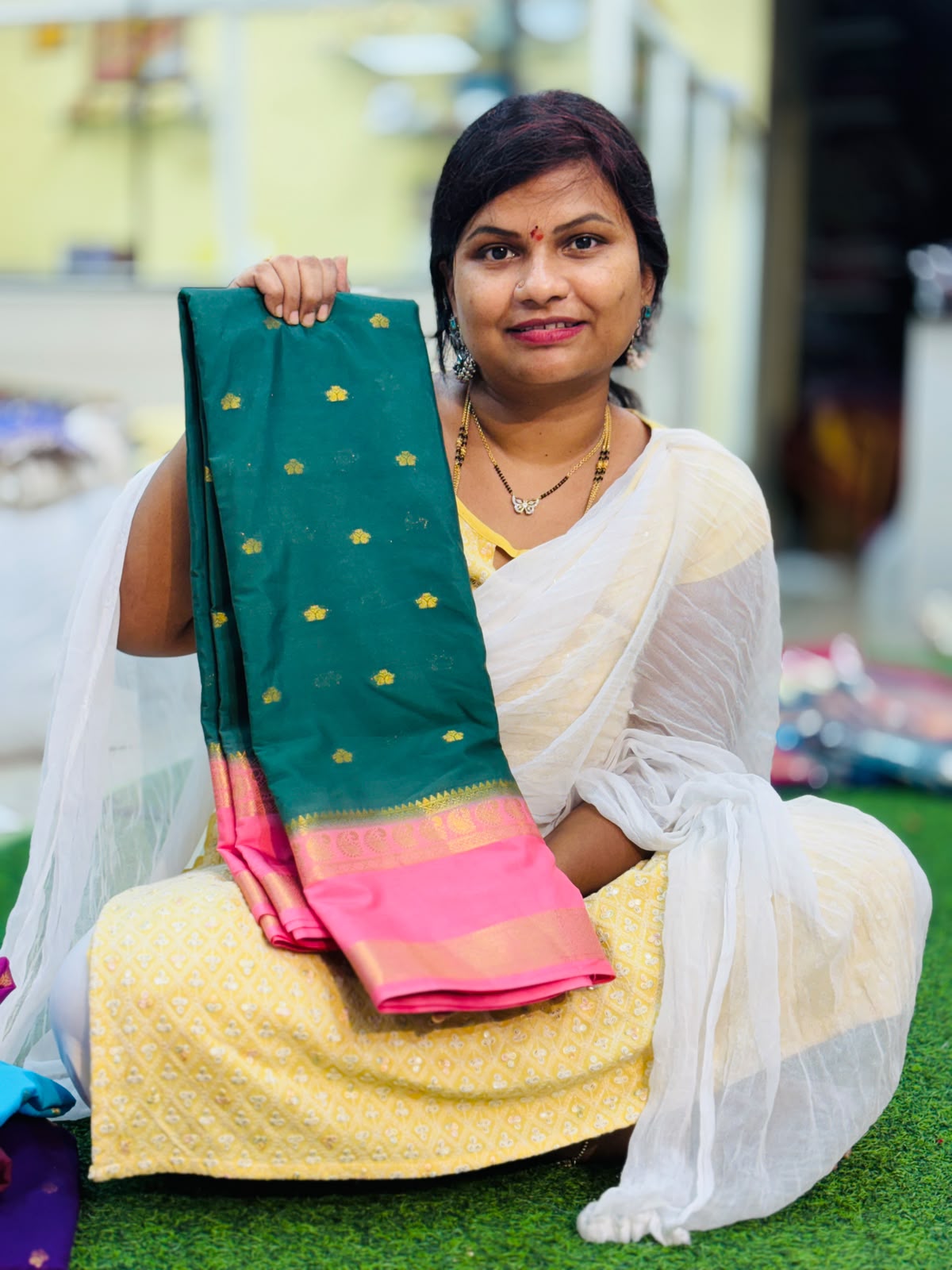 Mysore crepe Sarees