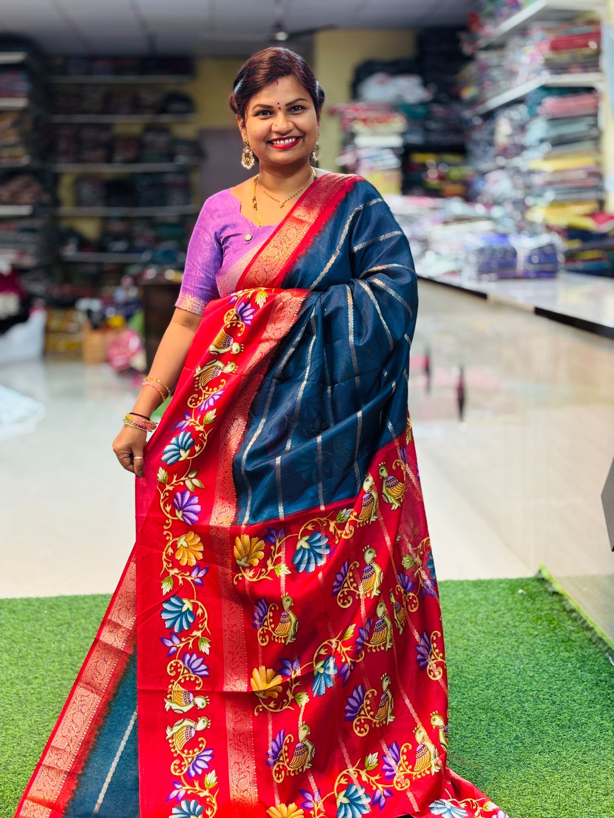 Thanjore Mangalagiri Kanchi Silk