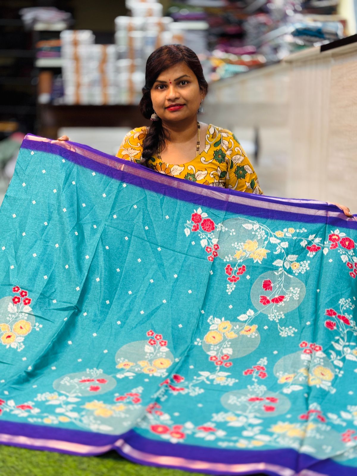Mashroom Silk Saree
