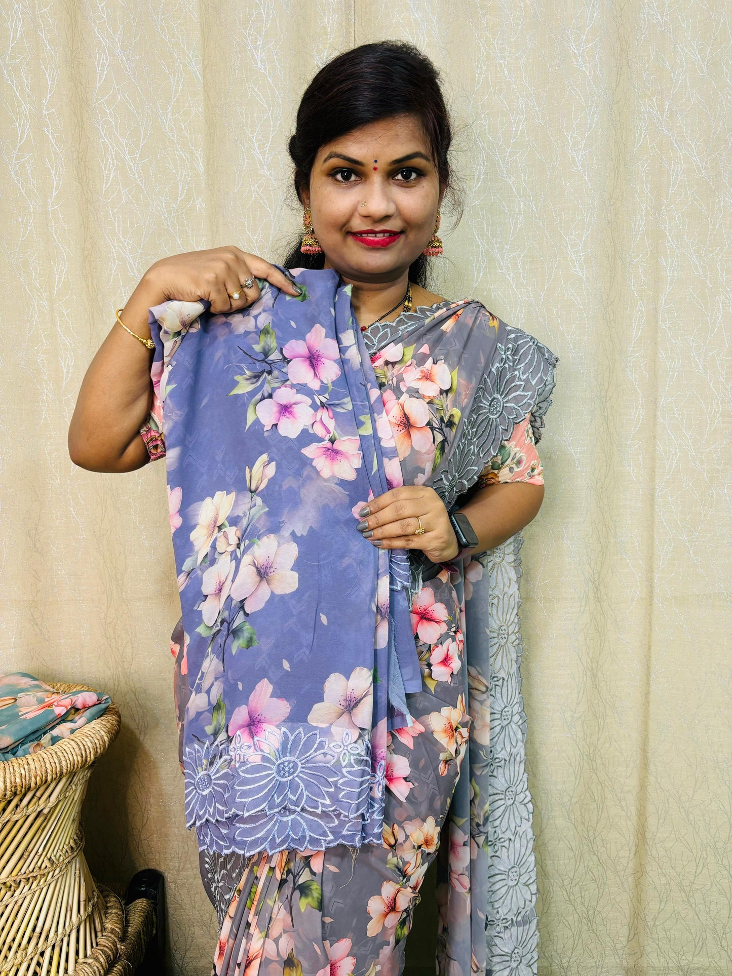 ಜಾರ್ಜೆಟ್ ಹೂವಿನ