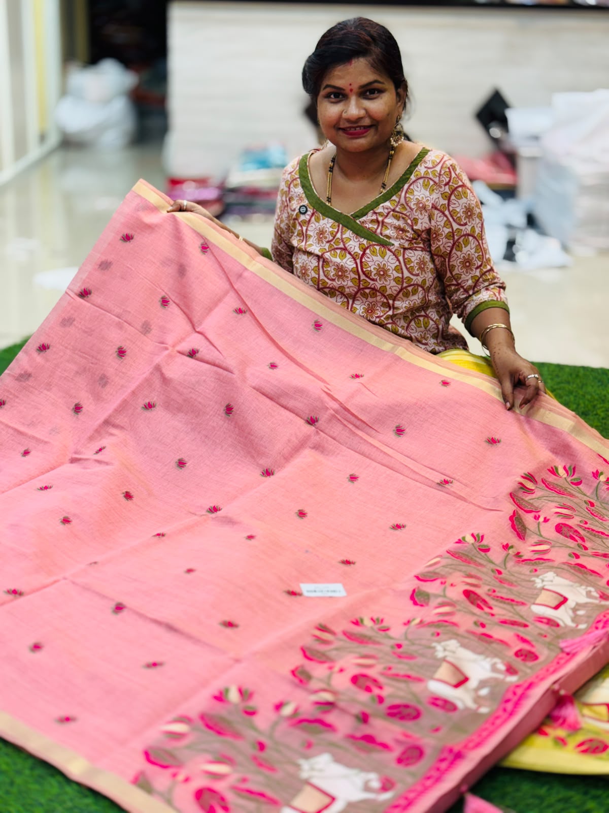 Handloom Lenin jamdani
