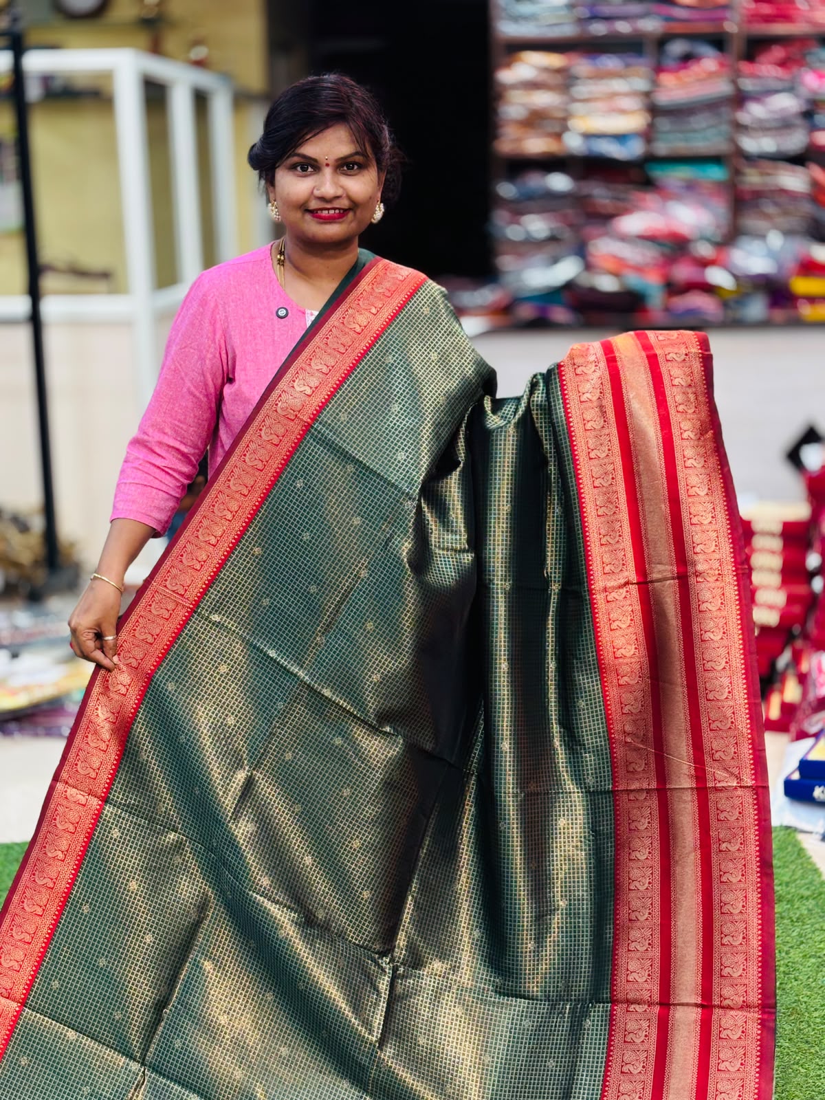 Semi Kanchi Pattu Sarees