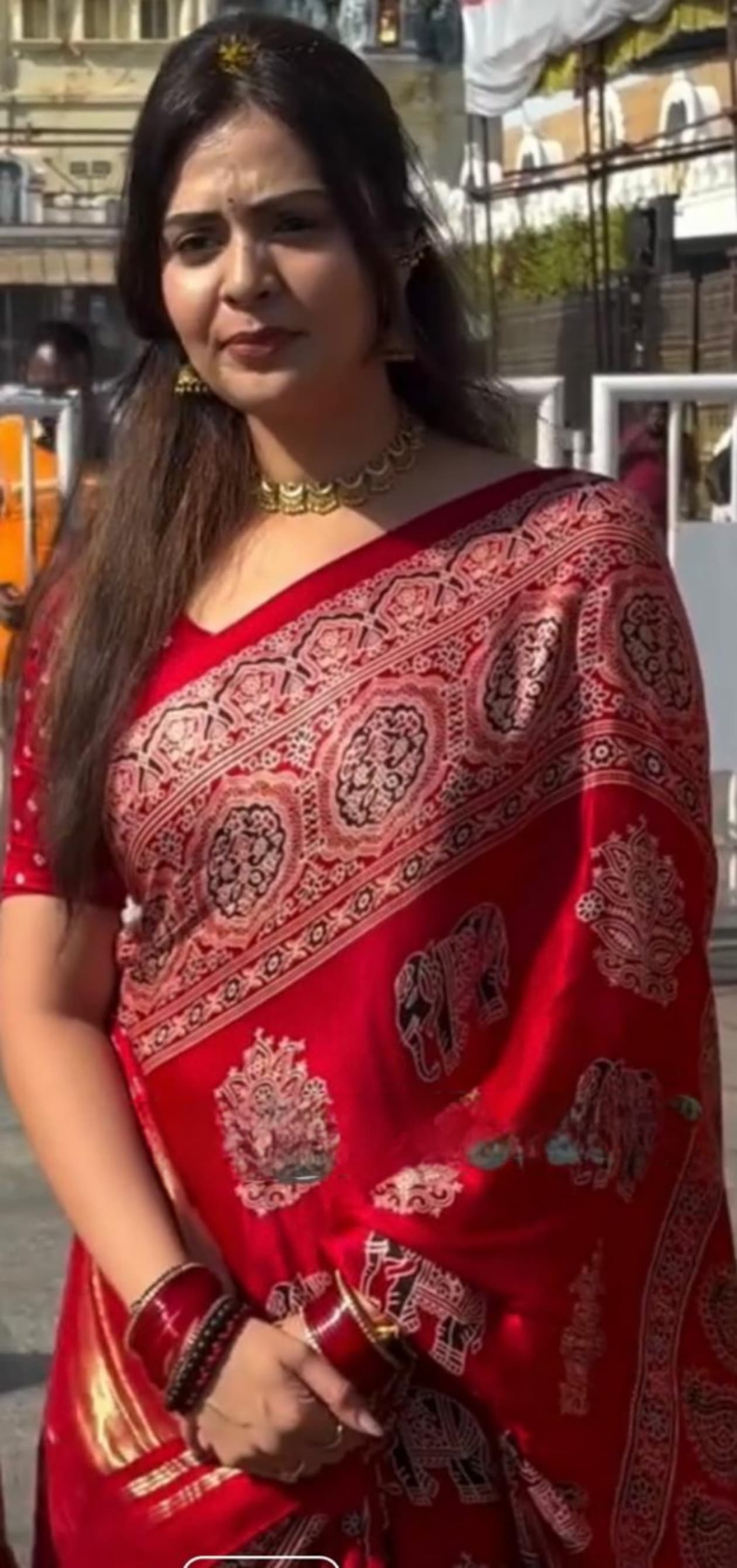 Azrak Satin Crepe Sarees