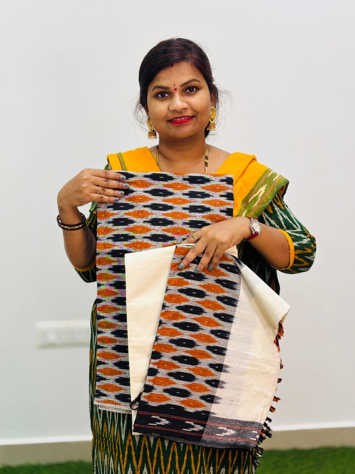 Ikkat Dress Materials