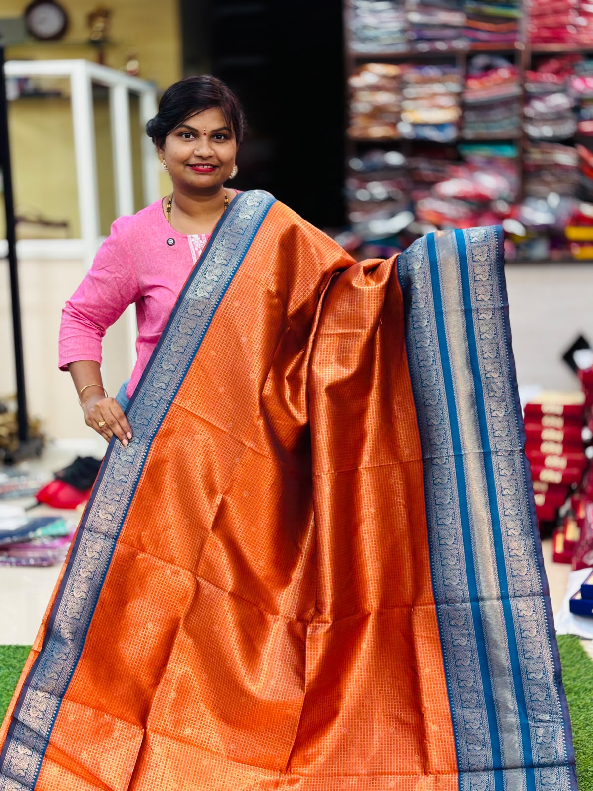 Semi Kanchi Pattu Sarees