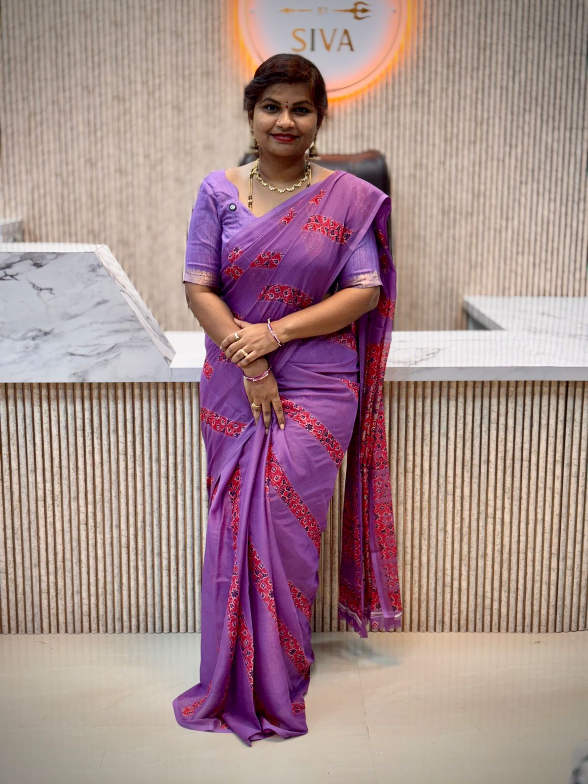Azrak Silk Printed Saree