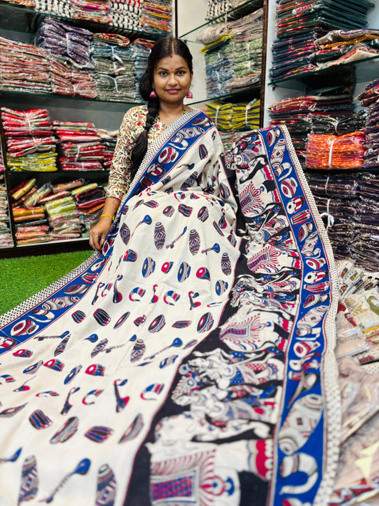 Mangli Instrumental Kalamkari cotton