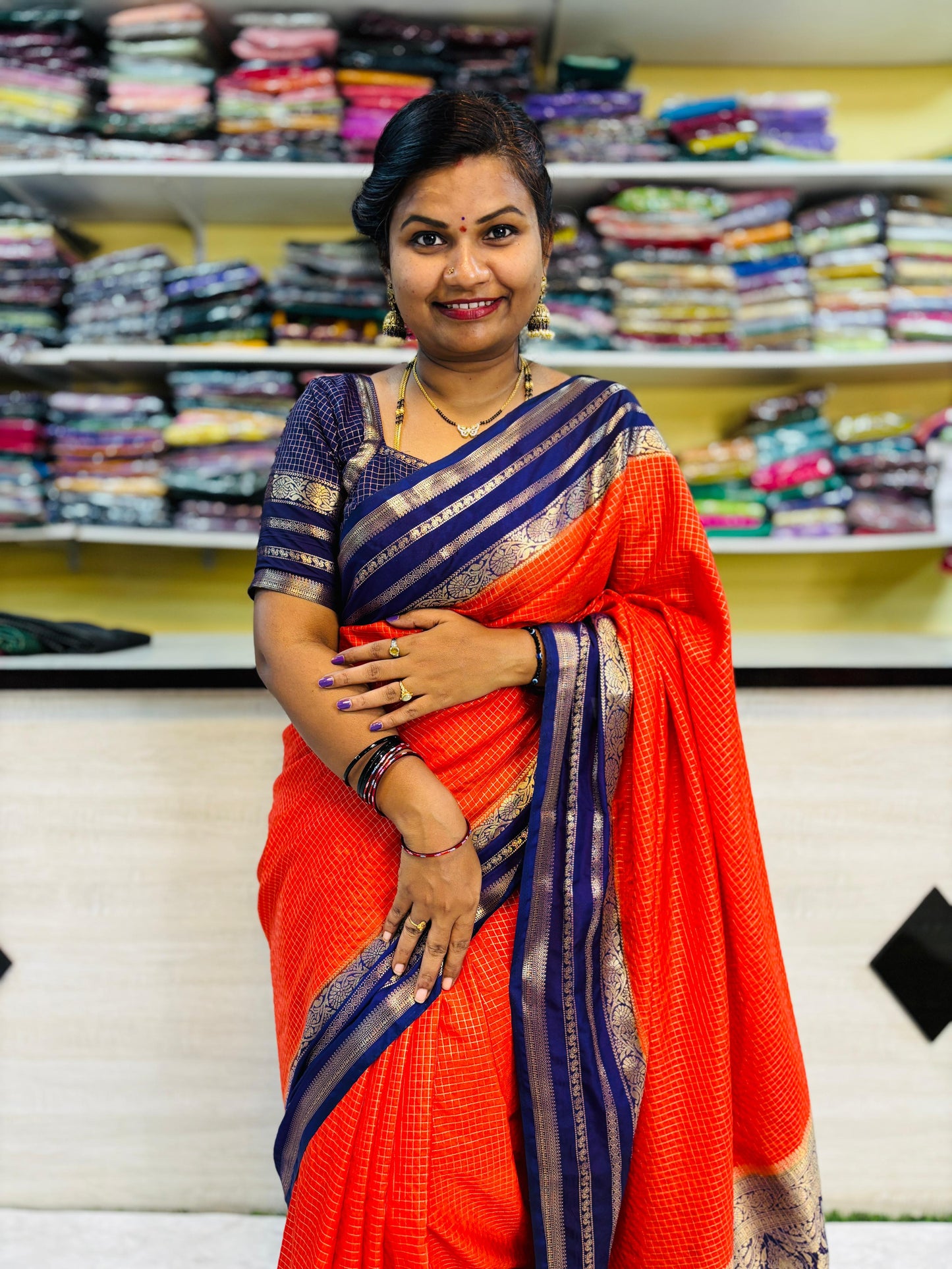 Vintage Kanchi Pattu 
Gap Gadwal borders