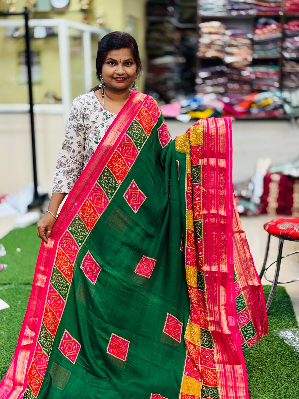 Azrak Georgette Sarees