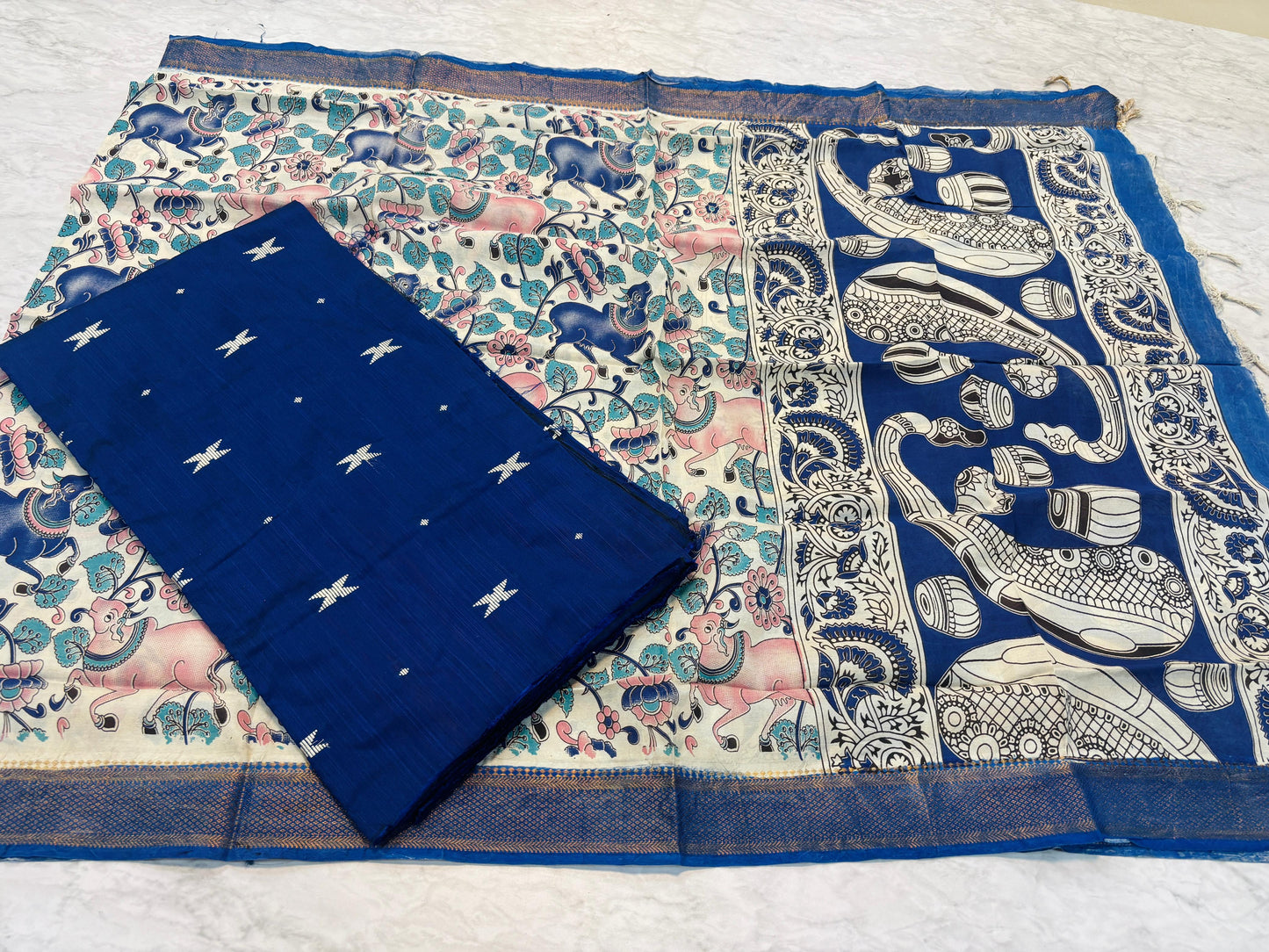 2 Piece Kalamkari Dress materials