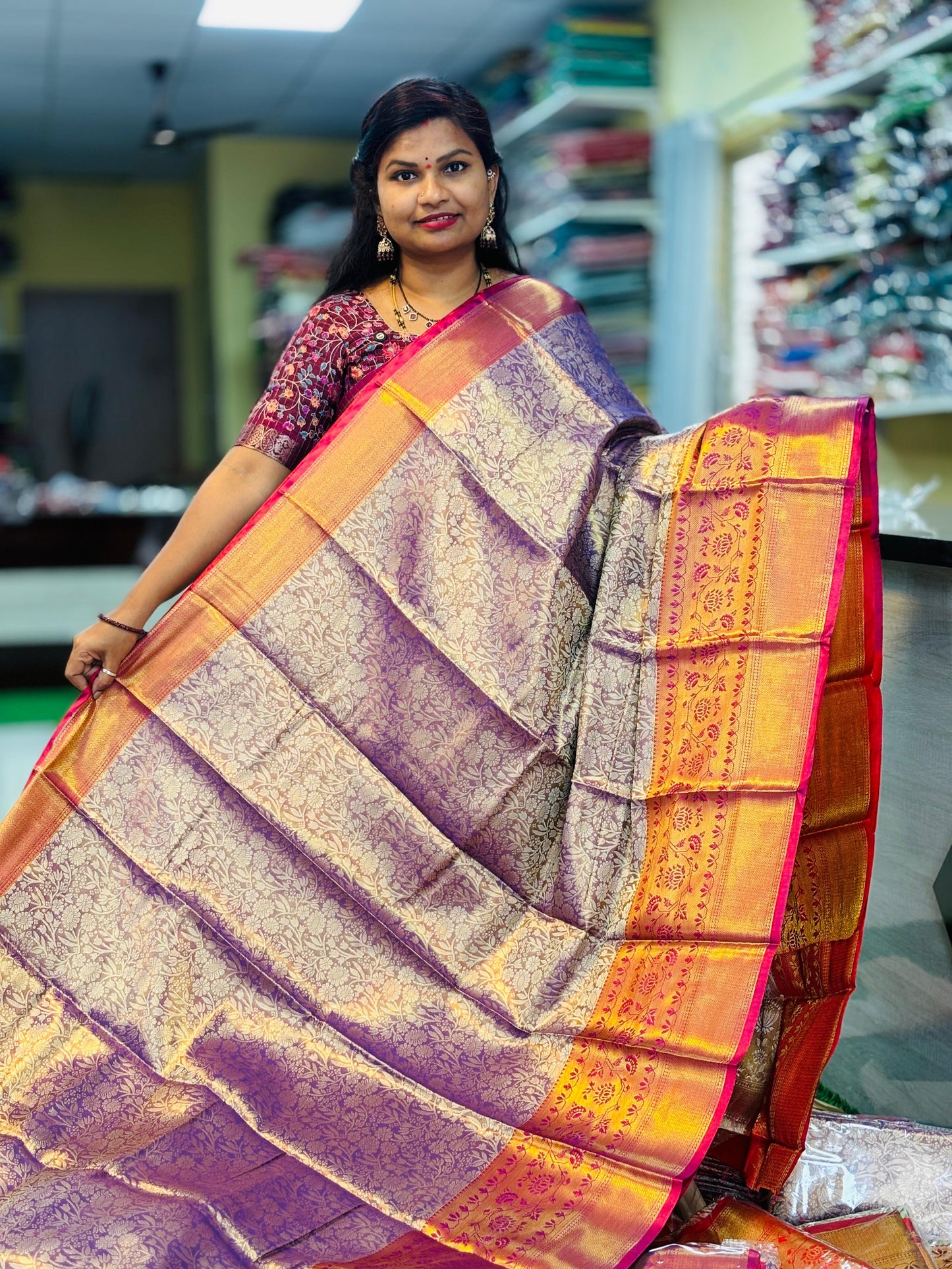 Semi Kanchi Pattu Sarees